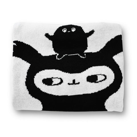 Knitted Blanket - Character Pile