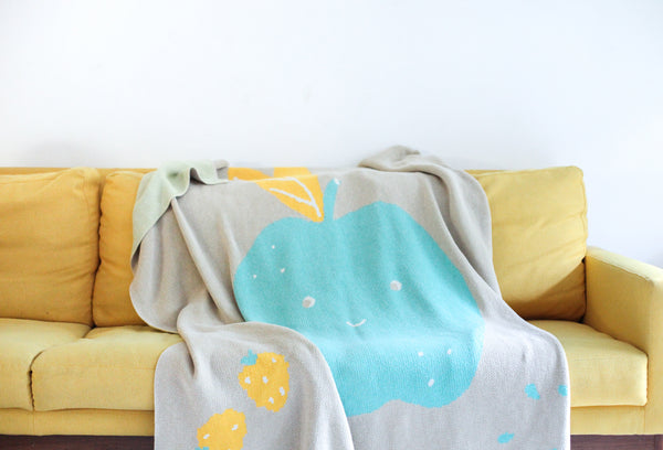 Knitted Blanket - Big Apple Love